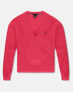 Gemeleerde Mohair Blend Trui Passion